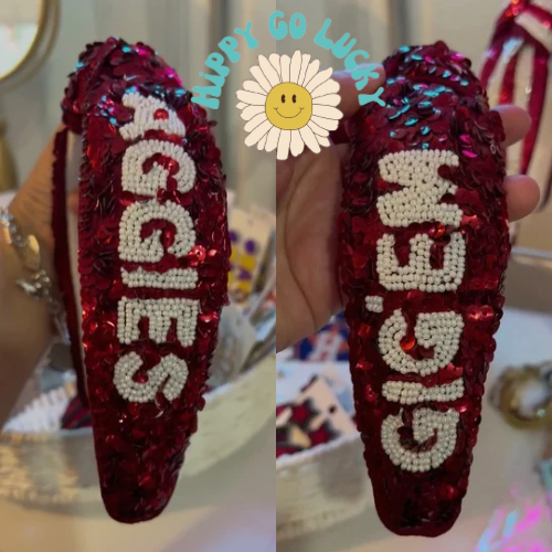 Texas A&M Beaded Headband