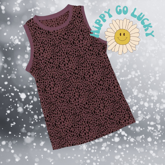 Leopard print tank top